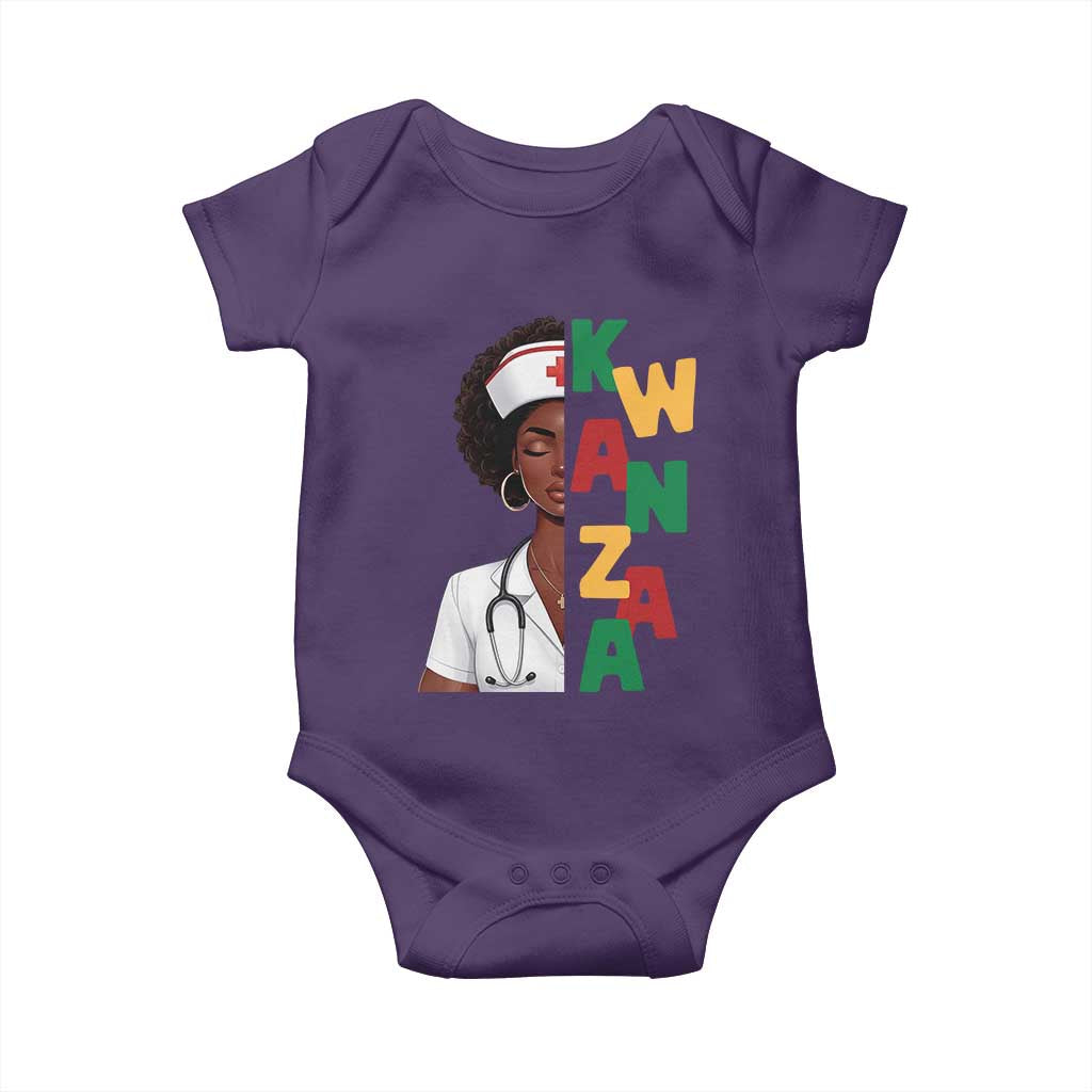 African American Nurse Baby Onesie Joyful Kwanzaa Celebration Gift - Wonder Print Shop
