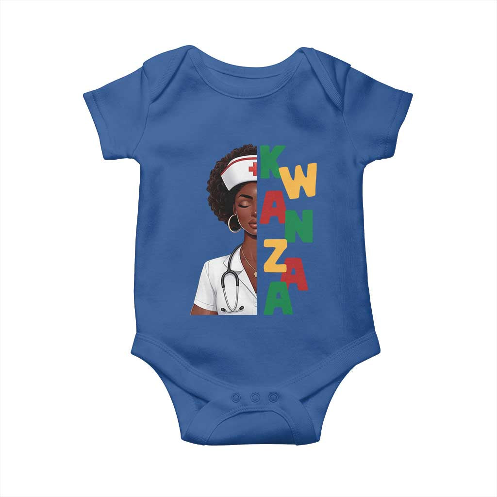 African American Nurse Baby Onesie Joyful Kwanzaa Celebration Gift - Wonder Print Shop