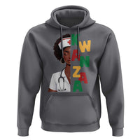African American Nurse Hoodie Joyful Kwanzaa Celebration Gift - Wonder Print Shop