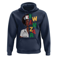 African American Nurse Hoodie Joyful Kwanzaa Celebration Gift - Wonder Print Shop