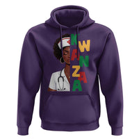 African American Nurse Hoodie Joyful Kwanzaa Celebration Gift - Wonder Print Shop