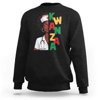 African American Nurse Sweatshirt Joyful Kwanzaa Celebration Gift - Wonder Print Shop