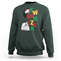 African American Nurse Sweatshirt Joyful Kwanzaa Celebration Gift - Wonder Print Shop