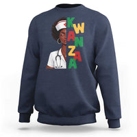 African American Nurse Sweatshirt Joyful Kwanzaa Celebration Gift - Wonder Print Shop