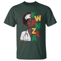 African American Nurse T Shirt Joyful Kwanzaa Celebration Gift - Wonder Print Shop