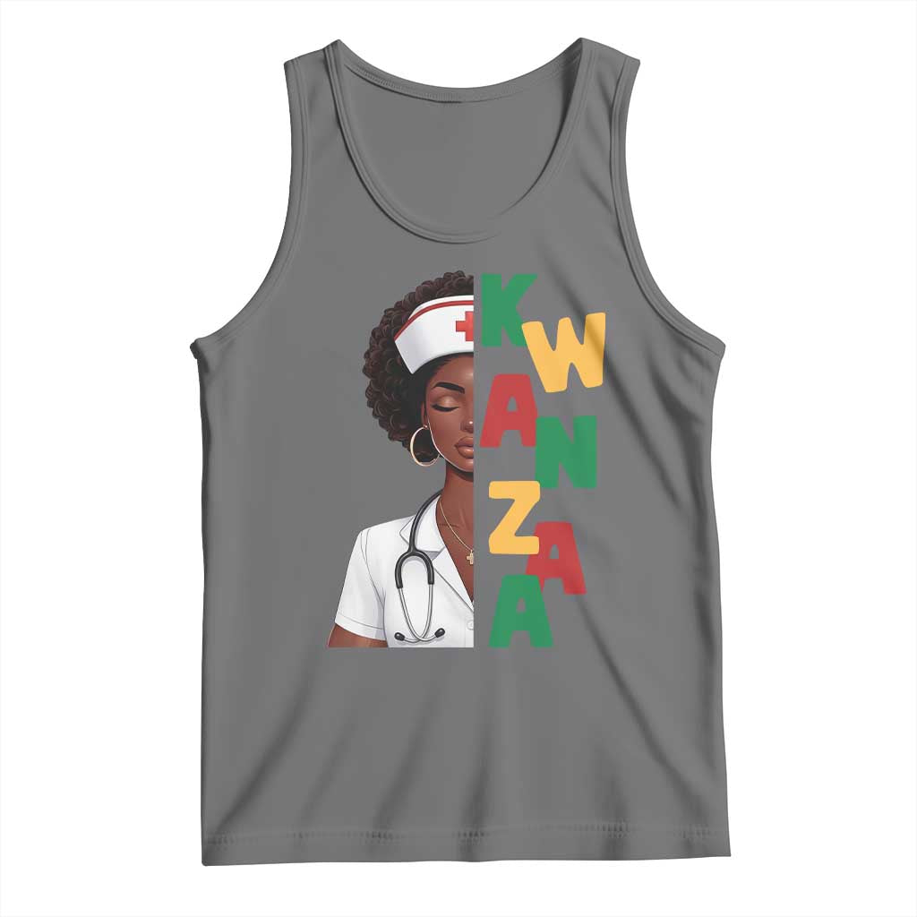 African American Nurse Tank Top Joyful Kwanzaa Celebration Gift - Wonder Print Shop