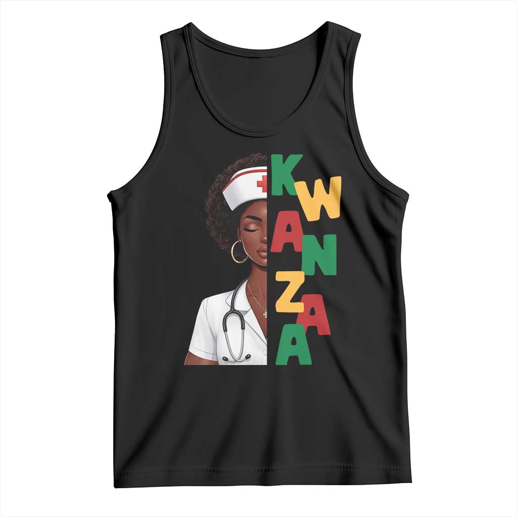African American Nurse Tank Top Joyful Kwanzaa Celebration Gift - Wonder Print Shop