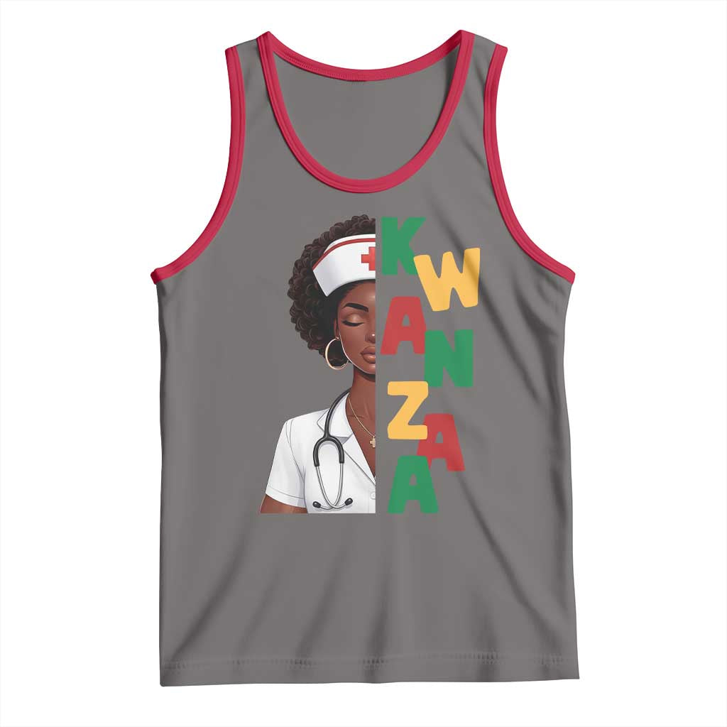 African American Nurse Tank Top Joyful Kwanzaa Celebration Gift - Wonder Print Shop