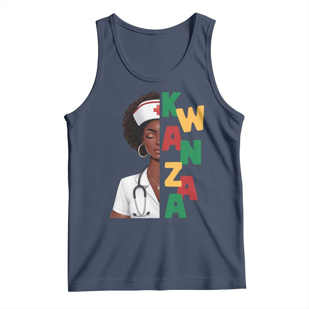 African American Nurse Tank Top Joyful Kwanzaa Celebration Gift - Wonder Print Shop