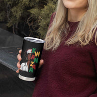 African American Nurse Tumbler Cup Joyful Kwanzaa Celebration Gift - Wonder Print Shop