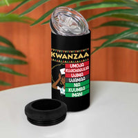 7 Principles Of Kwanzaa 4 in 1 Can Cooler Tumbler Nurse Pride African American Heritage Gift - Wonder Print Shop