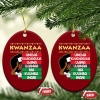 7 Principles Of Kwanzaa Ceramic Ornament Nurse Pride African American Heritage Gift - Wonder Print Shop