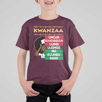 7 Principles Of Kwanzaa T Shirt For Kid Nurse Pride African American Heritage Gift - Wonder Print Shop