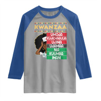 7 Principles Of Kwanzaa Raglan Shirt Nurse Pride African American Heritage Gift - Wonder Print Shop