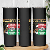 7 Principles Of Kwanzaa Skinny Tumbler Nurse Pride African American Heritage Gift - Wonder Print Shop