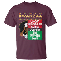 7 Principles Of Kwanzaa T Shirt Nurse Pride African American Heritage Gift - Wonder Print Shop