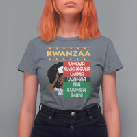 7 Principles Of Kwanzaa T Shirt For Women Nurse Pride African American Heritage Gift - Wonder Print Shop