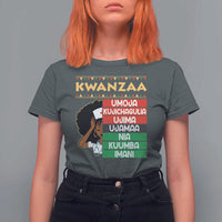 7 Principles Of Kwanzaa T Shirt For Women Nurse Pride African American Heritage Gift - Wonder Print Shop