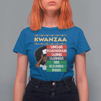 7 Principles Of Kwanzaa T Shirt For Women Nurse Pride African American Heritage Gift - Wonder Print Shop