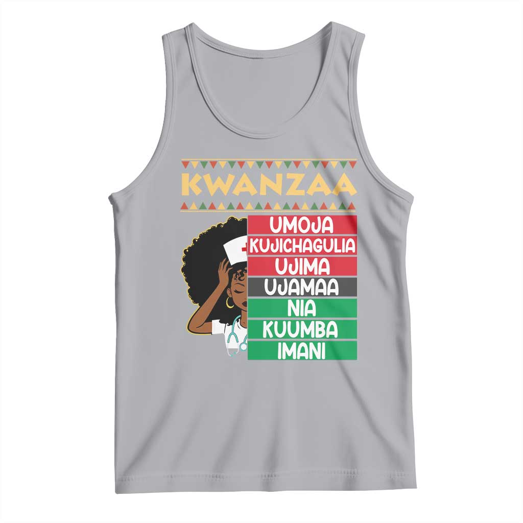 7 Principles Of Kwanzaa Tank Top Nurse Pride African American Heritage Gift - Wonder Print Shop