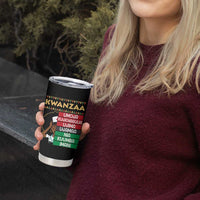 7 Principles Of Kwanzaa Tumbler Cup Nurse Pride African American Heritage Gift - Wonder Print Shop