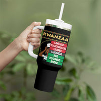 7 Principles Of Kwanzaa Tumbler With Handle Nurse Pride African American Heritage Gift - Wonder Print Shop