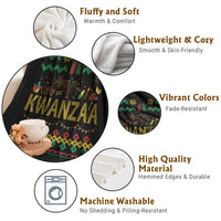 Funny Kwanzaa Celebration Ugly Sweater Throw Blanket African Heritage Holiday Gift - Wonder Print Shop