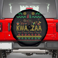 Funny Kwanzaa Celebration Ugly Sweater Spare Tire Cover African Heritage Holiday Gift - Wonder Print Shop