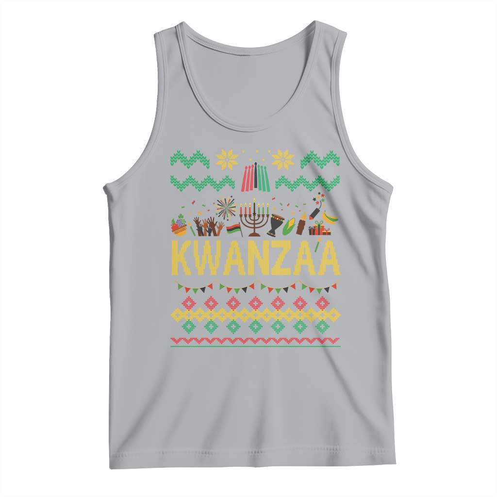 Funny Kwanzaa Celebration Ugly Sweater Tank Top African Heritage Holiday Gift - Wonder Print Shop
