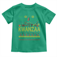 Funny Kwanzaa Celebration Ugly Sweater Toddler T Shirt African Heritage Holiday Gift - Wonder Print Shop