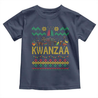 Funny Kwanzaa Celebration Ugly Sweater Toddler T Shirt African Heritage Holiday Gift - Wonder Print Shop