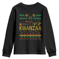 Funny Kwanzaa Celebration Ugly Sweater Youth Sweatshirt African Heritage Holiday Gift - Wonder Print Shop