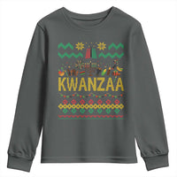 Funny Kwanzaa Celebration Ugly Sweater Youth Sweatshirt African Heritage Holiday Gift - Wonder Print Shop