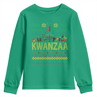 Funny Kwanzaa Celebration Ugly Sweater Youth Sweatshirt African Heritage Holiday Gift - Wonder Print Shop