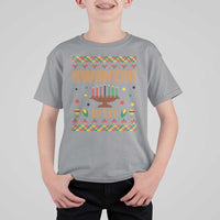Funny Kwanzaa Is Lit T Shirt For Kid Ugly Sweater African Heritage Holiday Gift - Wonder Print Shop
