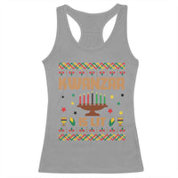 Funny Kwanzaa Is Lit Racerback Tank Top Ugly Sweater African Heritage Holiday Gift - Wonder Print Shop