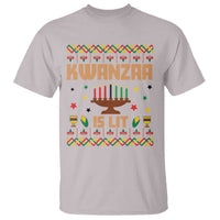 Funny Kwanzaa Is Lit T Shirt Ugly Sweater African Heritage Holiday Gift - Wonder Print Shop