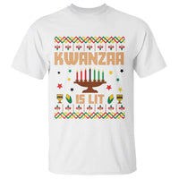 Funny Kwanzaa Is Lit T Shirt Ugly Sweater African Heritage Holiday Gift - Wonder Print Shop