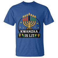 Kwanzaa Is Lit T Shirt Funny African American Holiday Gift - Wonder Print Shop