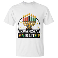 Kwanzaa Is Lit T Shirt Funny African American Holiday Gift - Wonder Print Shop