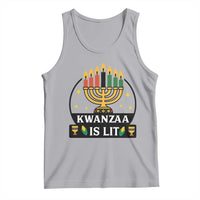 Kwanzaa Is Lit Tank Top Funny African American Holiday Gift - Wonder Print Shop