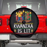 Funny Kwanzaa Is Lit Spare Tire Cover Festival Of Lights African Heritage Gift - Wonder Print Shop