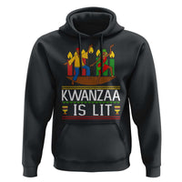 Funny Kwanzaa Is Lit Hoodie Festival Of Lights African Heritage Gift - Wonder Print Shop