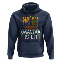 Funny Kwanzaa Is Lit Hoodie Festival Of Lights African Heritage Gift - Wonder Print Shop