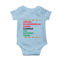 7 Principles Of Kwanzaa Baby Onesie African American Holiday Gift - Wonder Print Shop