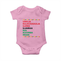 7 Principles Of Kwanzaa Baby Onesie African American Holiday Gift - Wonder Print Shop