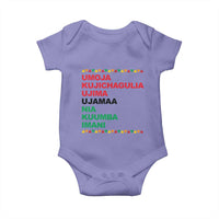 7 Principles Of Kwanzaa Baby Onesie African American Holiday Gift - Wonder Print Shop