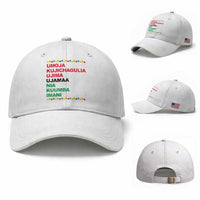 7 Principles Of Kwanzaa Baseball Cap African American Holiday Gift
