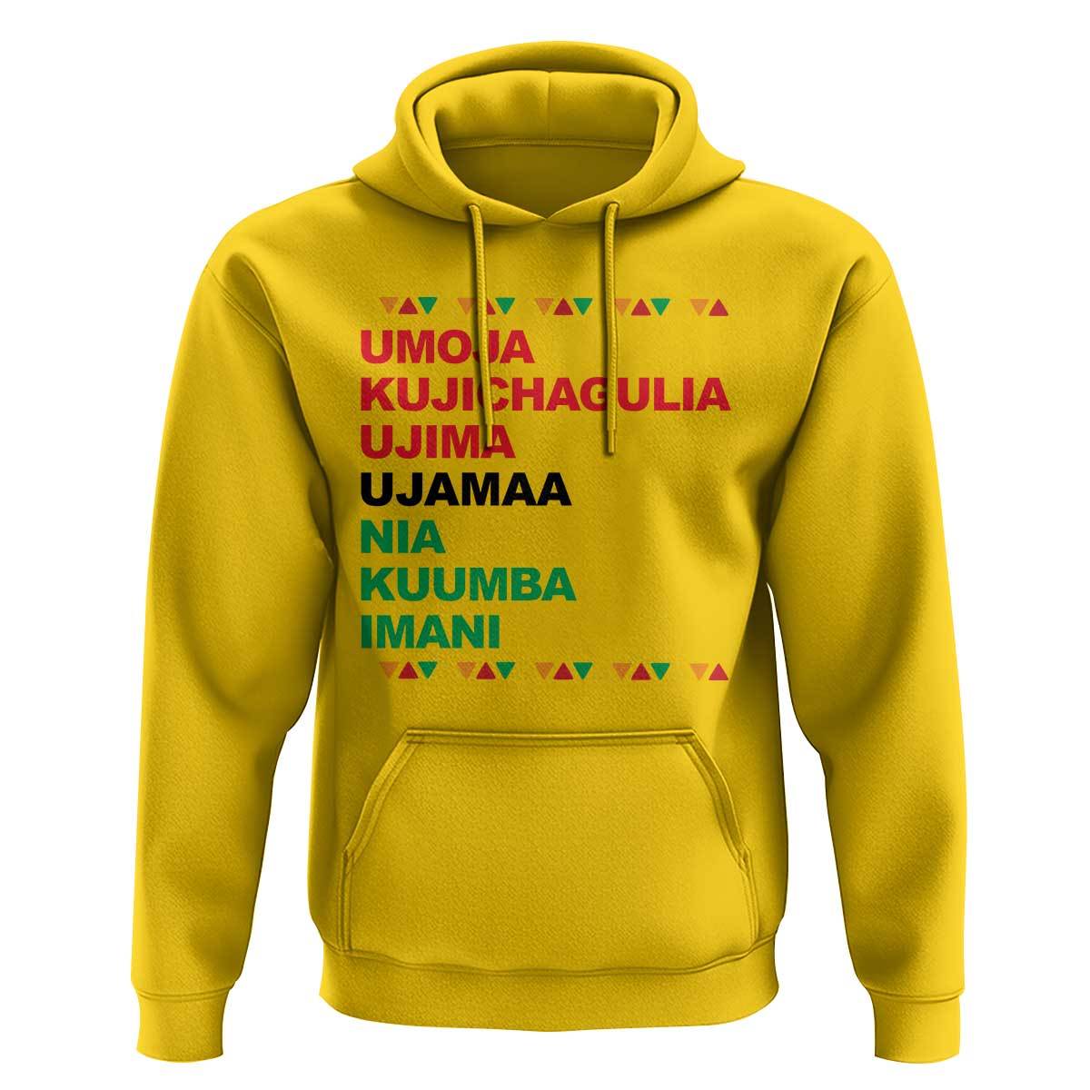 7 Principles Of Kwanzaa Hoodie African American Holiday Gift - Wonder Print Shop