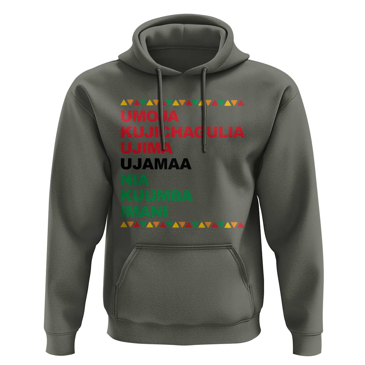 7 Principles Of Kwanzaa Hoodie African American Holiday Gift - Wonder Print Shop